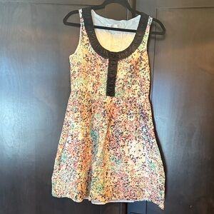 Multicolor Sleeveless Women's Dress
